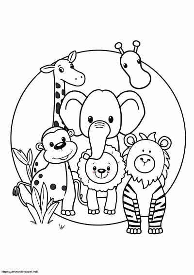 Animal de la grădina zoologică preșcolară