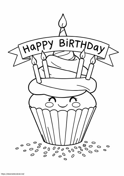 La mulți ani cupcake