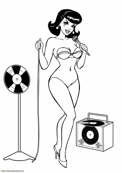 Bettie pagina color