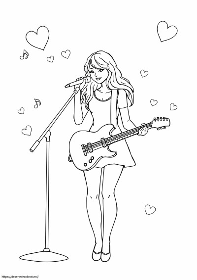 Taylor swift alb-negru