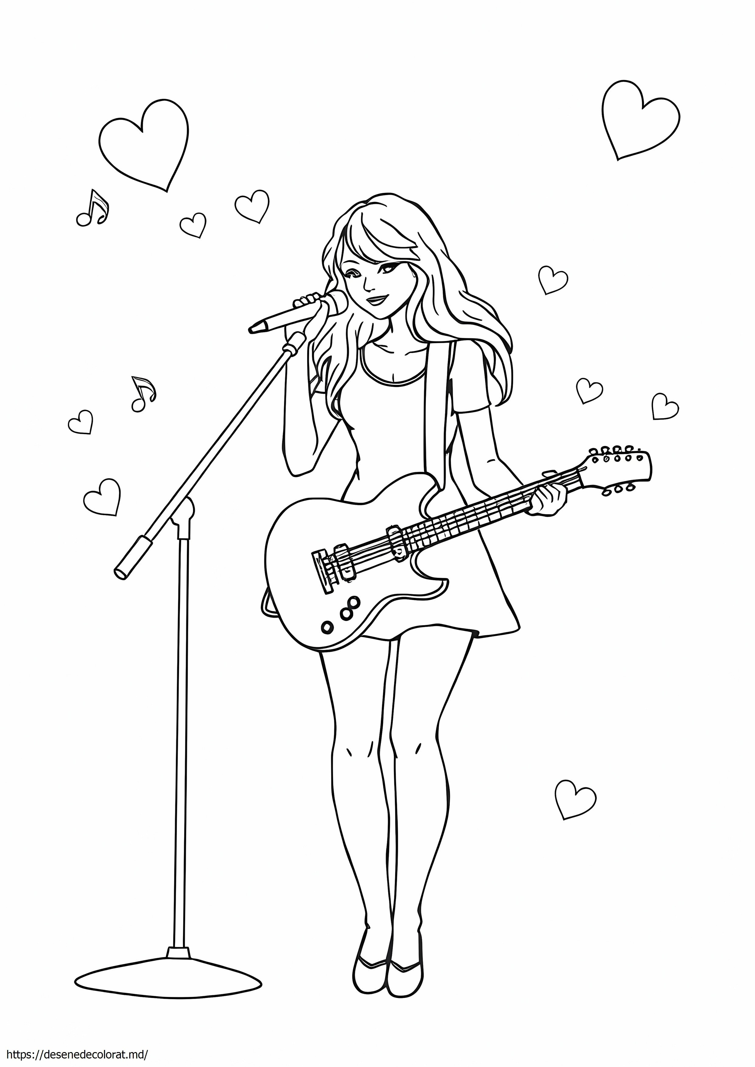 Taylor swift alb-negru