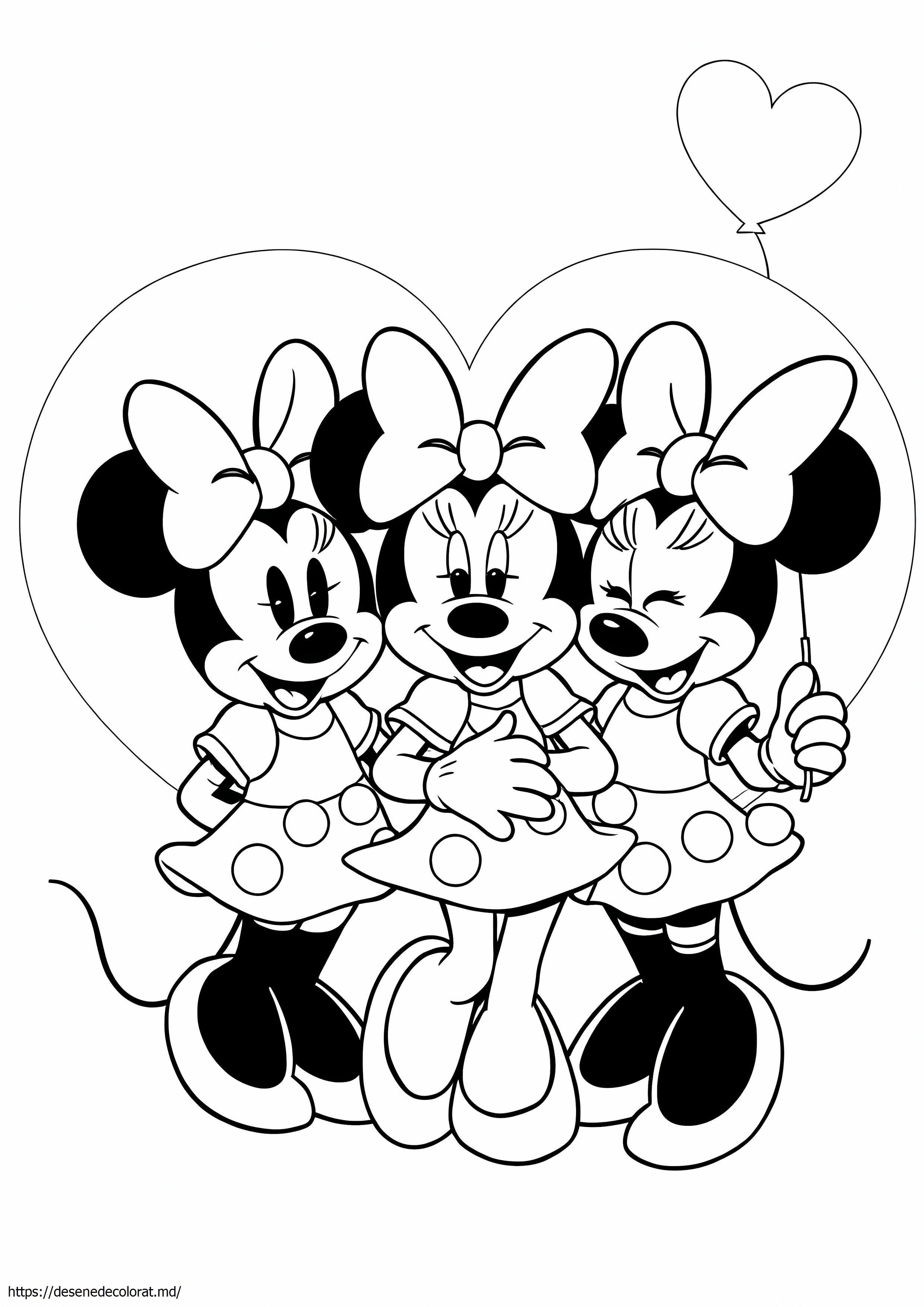 3 mouse minnie mouse