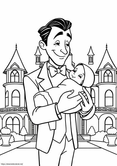 Familia addams gomez baby