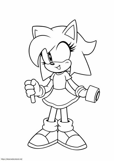 Amy de la Sonic the Hedgehog