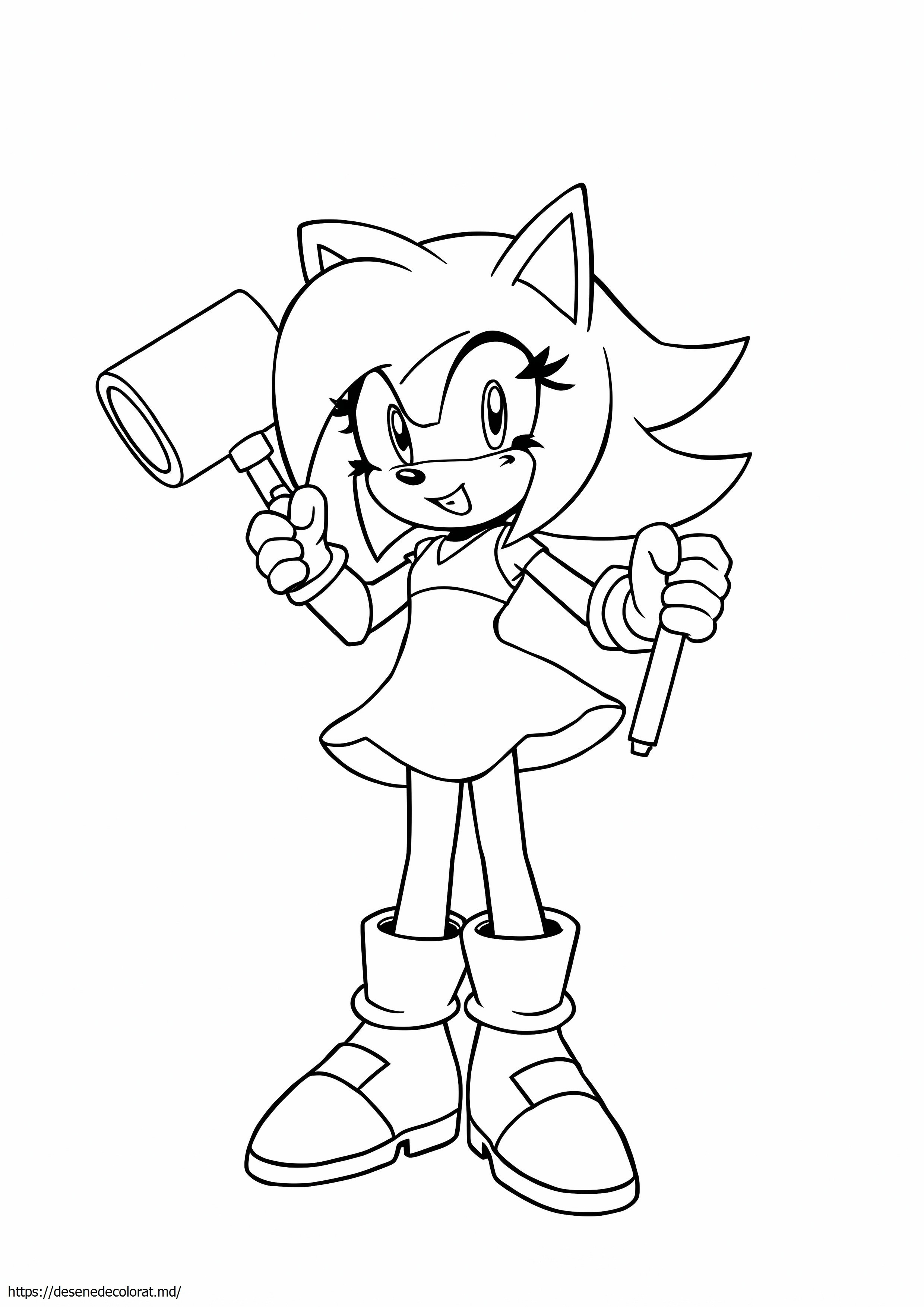 Amy rose boom sonic