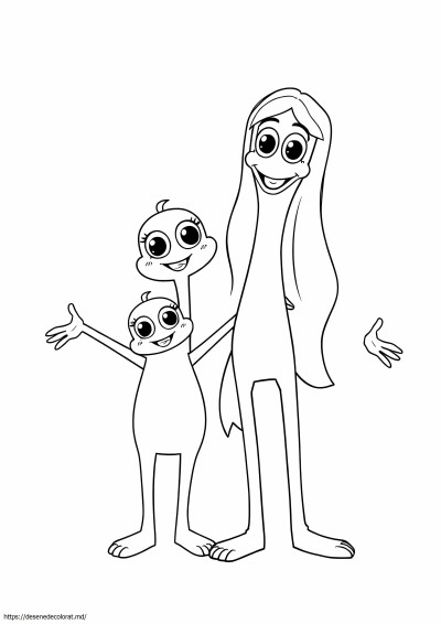 Copil lung huggy wuggy mami picioare lungi