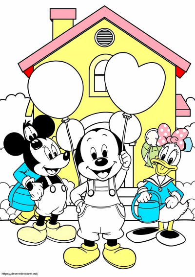 Bebe mickey mouse și prieteni
