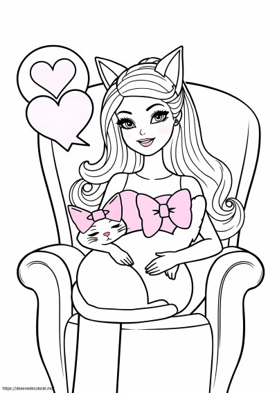 Pisica barbie