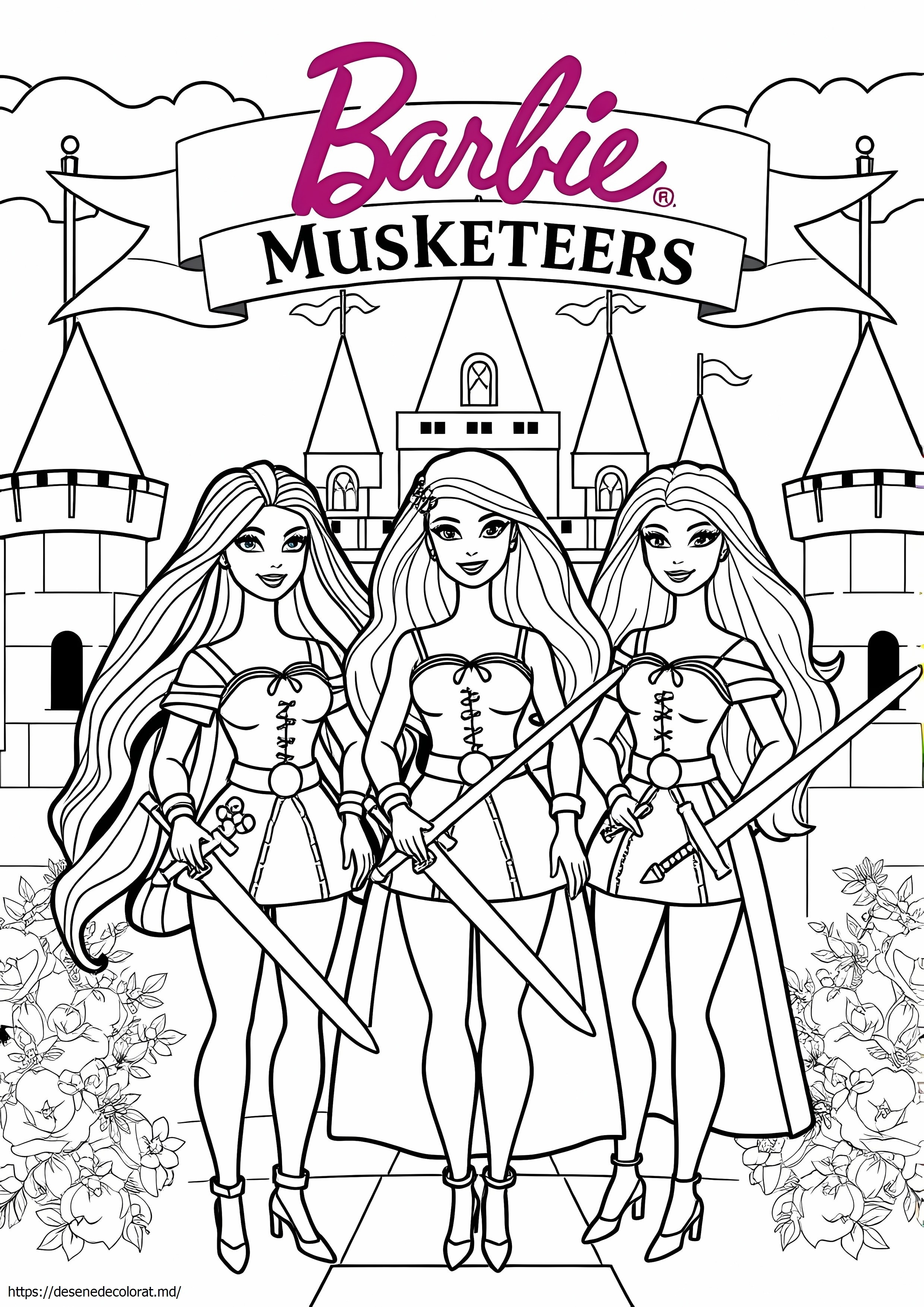 Muschetarii barbie