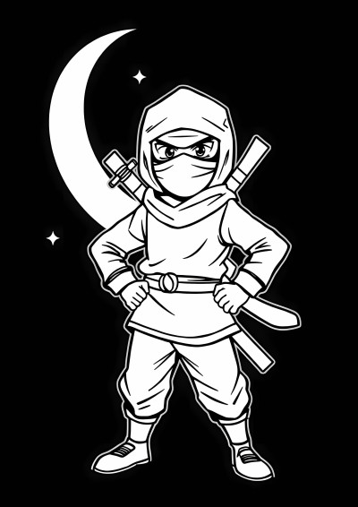 Ninja negru