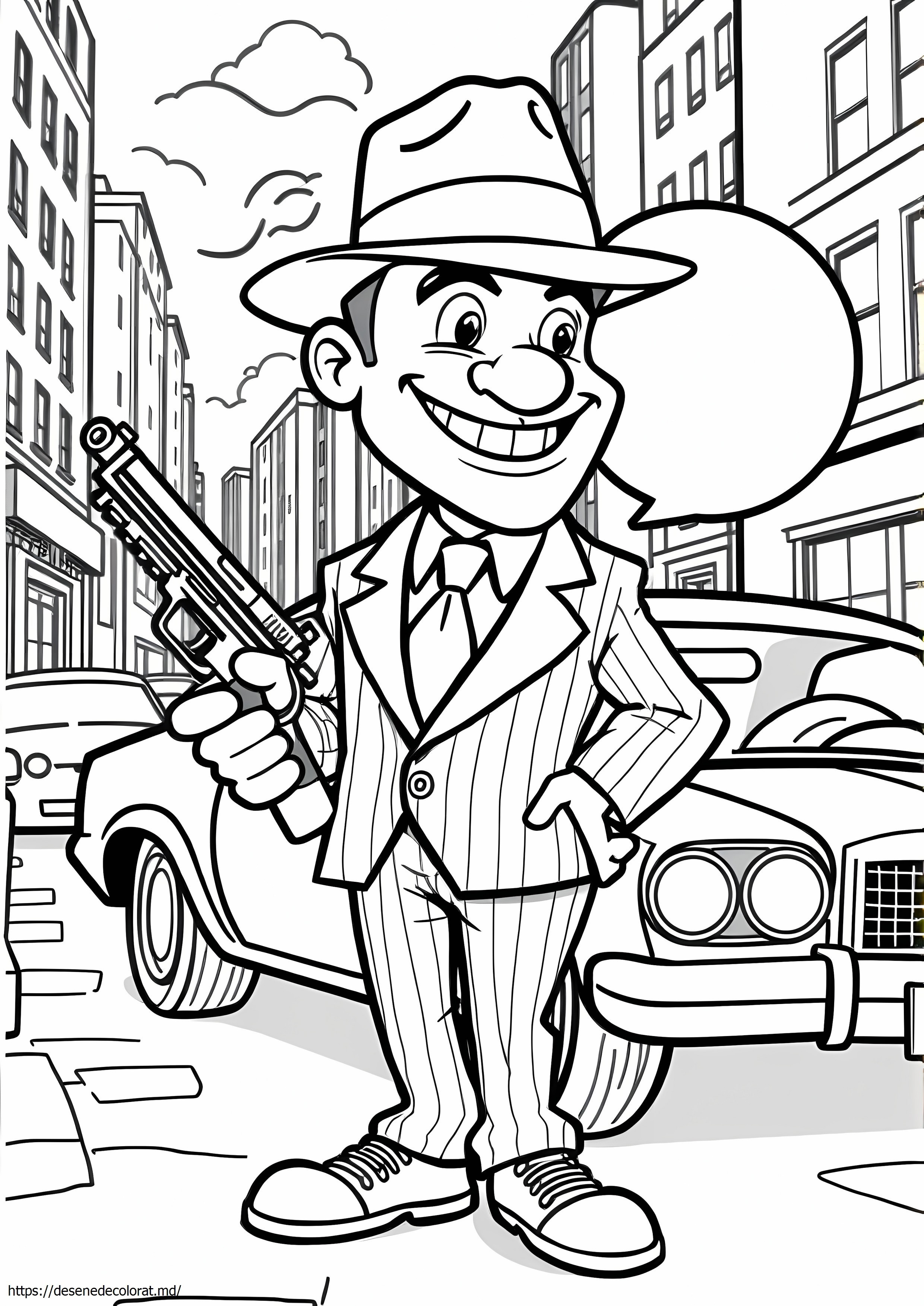 Gangster din desene animate
