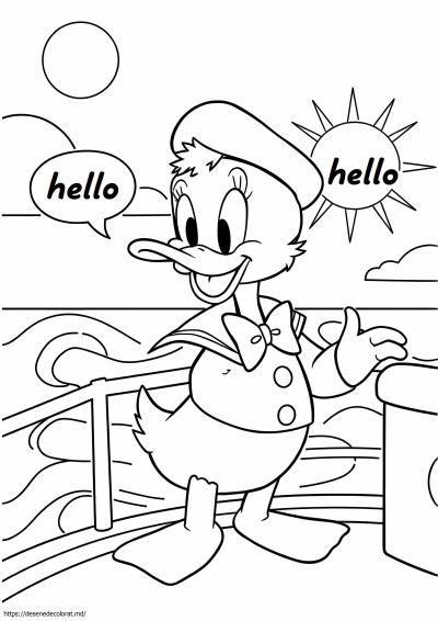 Drăguț pui de rață Donald