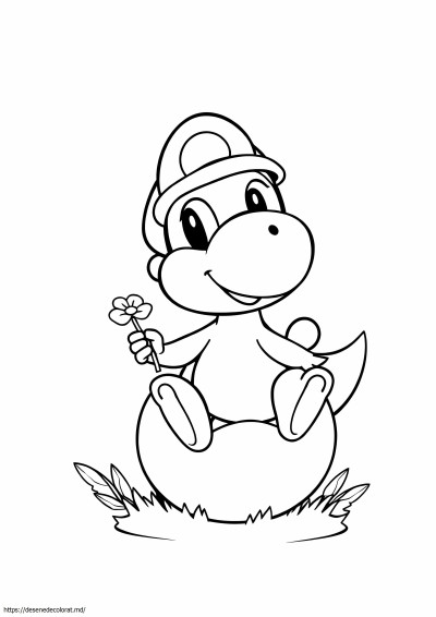 Drăguț baby yoshi