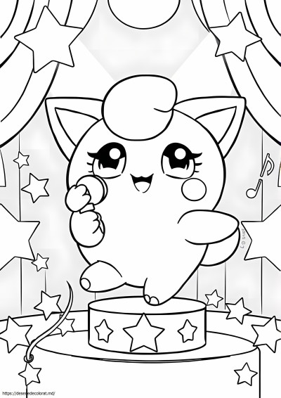 Drăguț pokemon jigglypuff