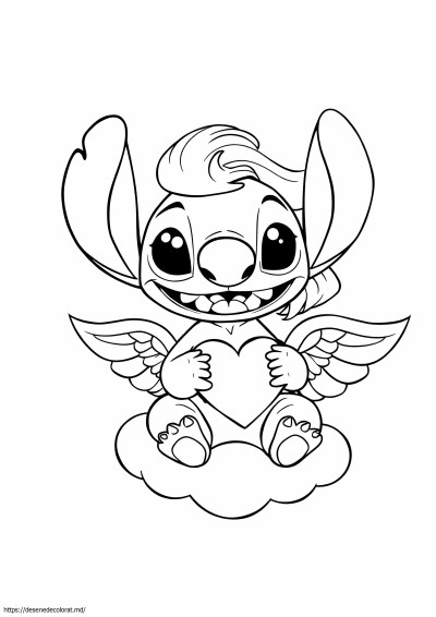 Drăguț cusătură și înger