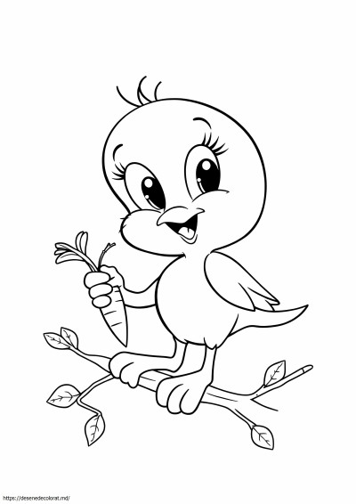 Drăguță pasăre tweety