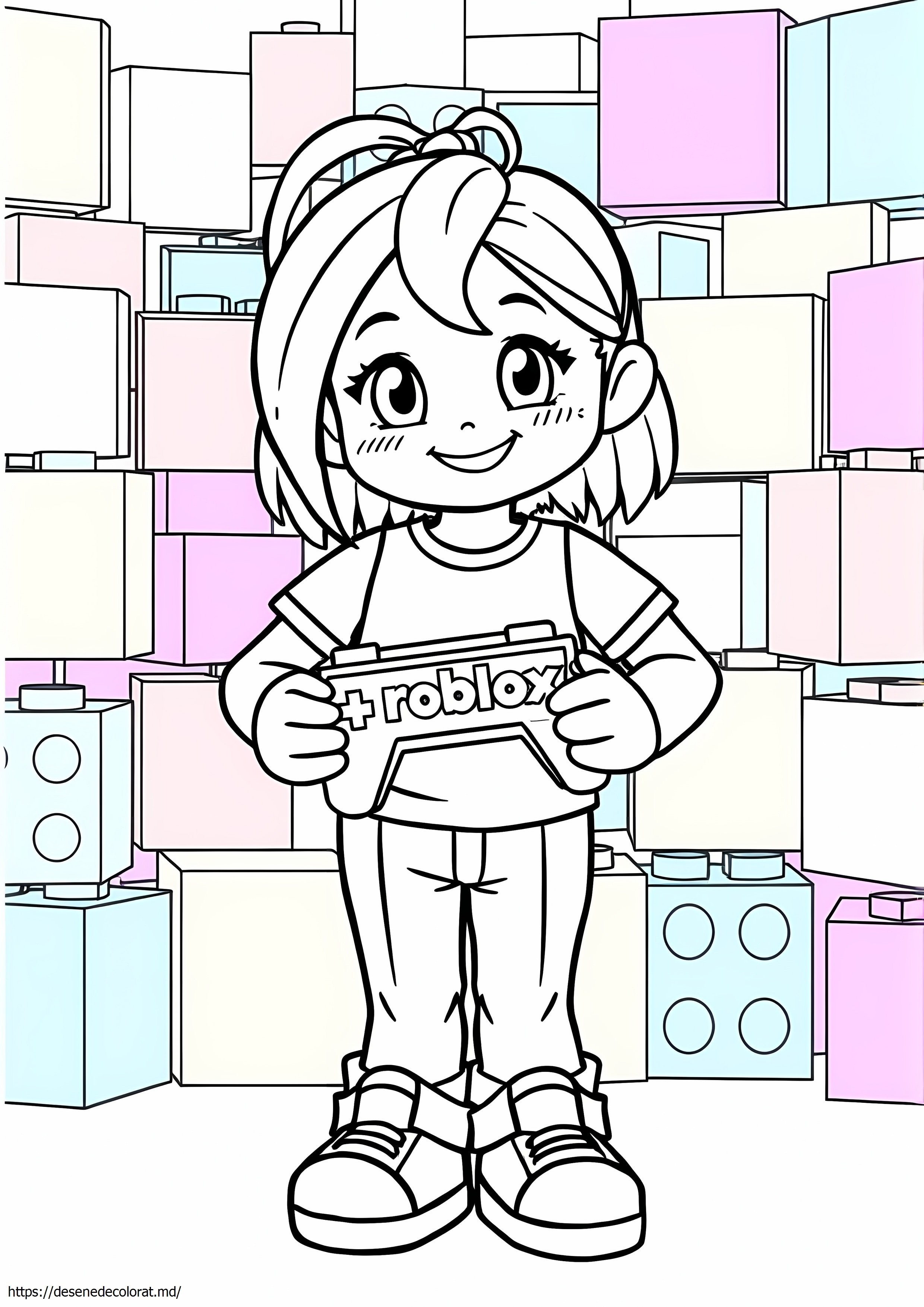 Desenând o fată drăguță roblox