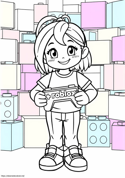 Desenând o fată drăguță roblox