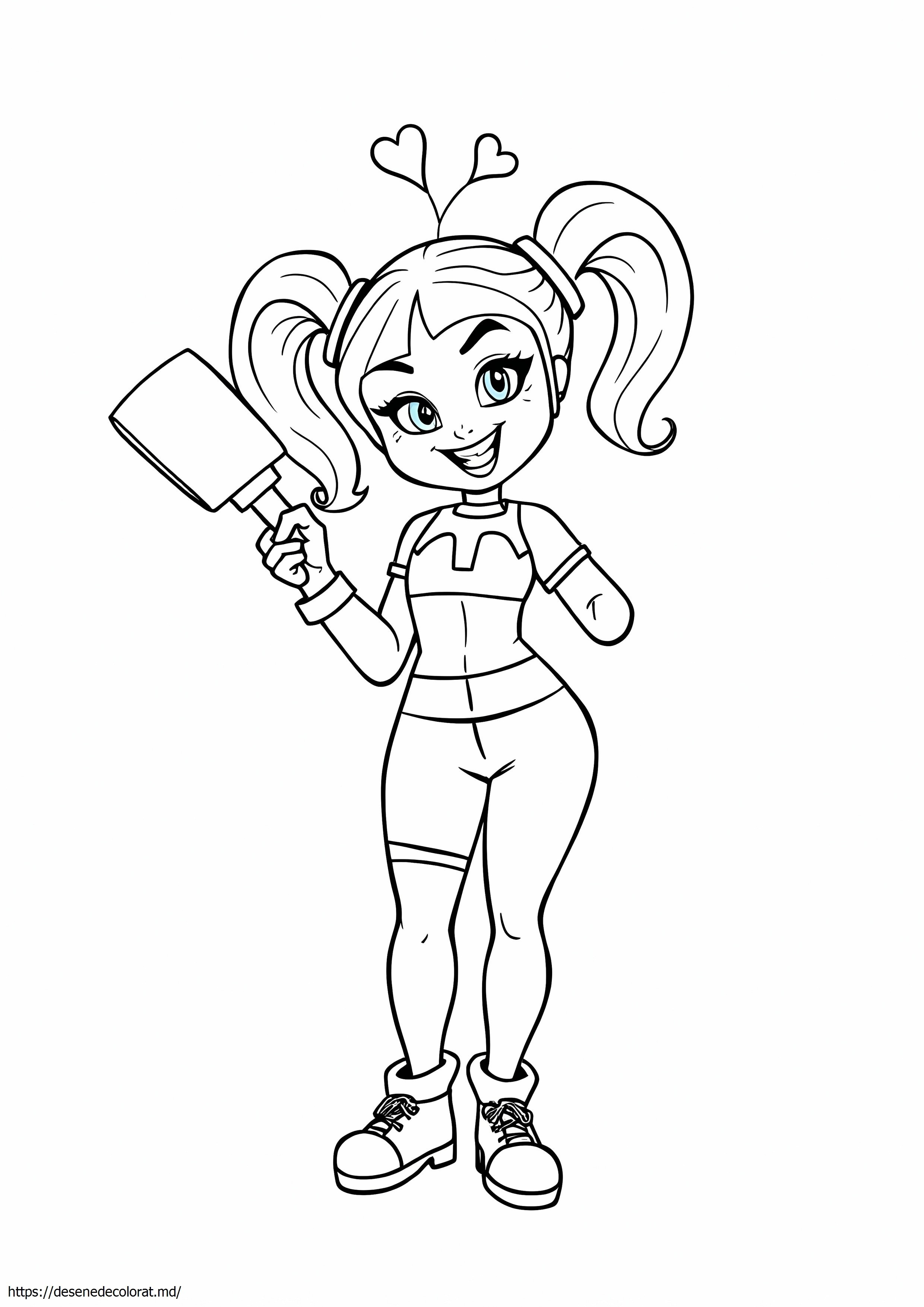 Desenând Harley Quinn