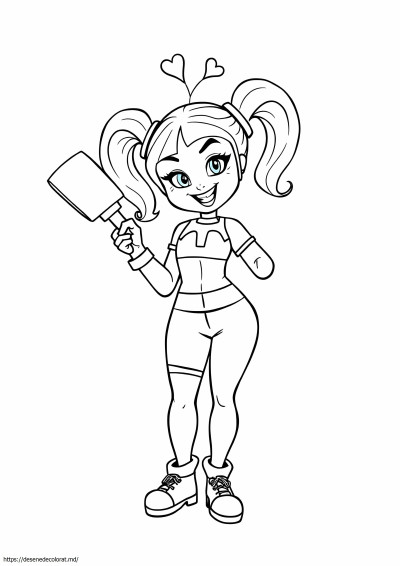 Desenând Harley Quinn