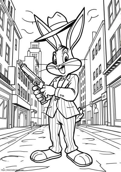 Gangster bugs bunny