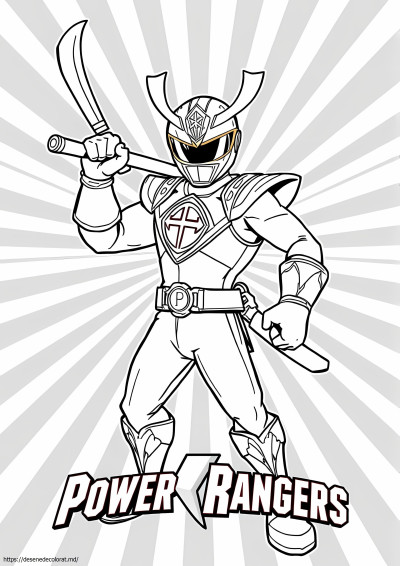 Samurai Power Ranger de aur